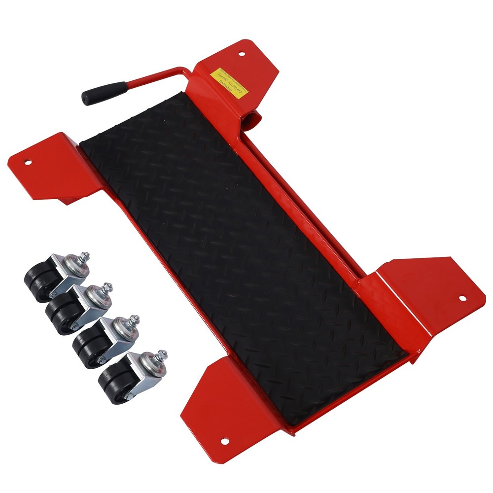 Motorcycle Mover Dolly 500lbs Capacity Center Stand Mobility
