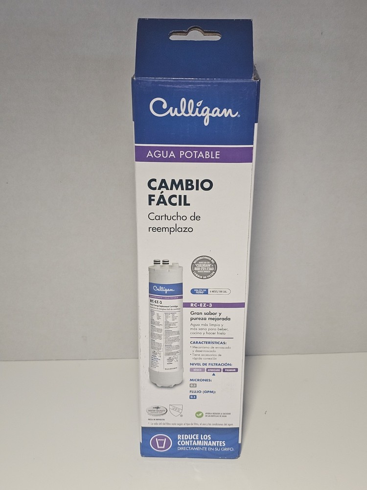 Genuine Culligan Advanced RC-EZ-3 Replacement Cartridge - White OEM