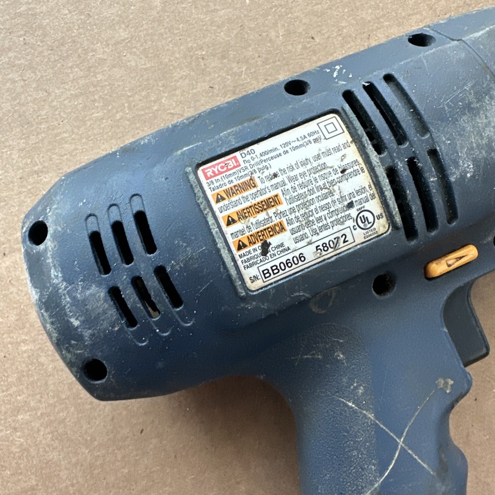 Ryobi D40 3/8" VSR Electric Drill