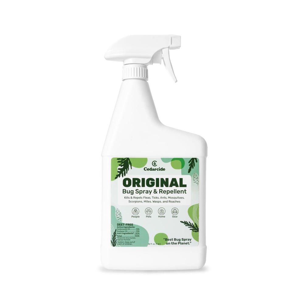 Cedarcide Original Bug Spray | Repel & Kill Fleas, Ticks, Mosquitoe... Fast Ship