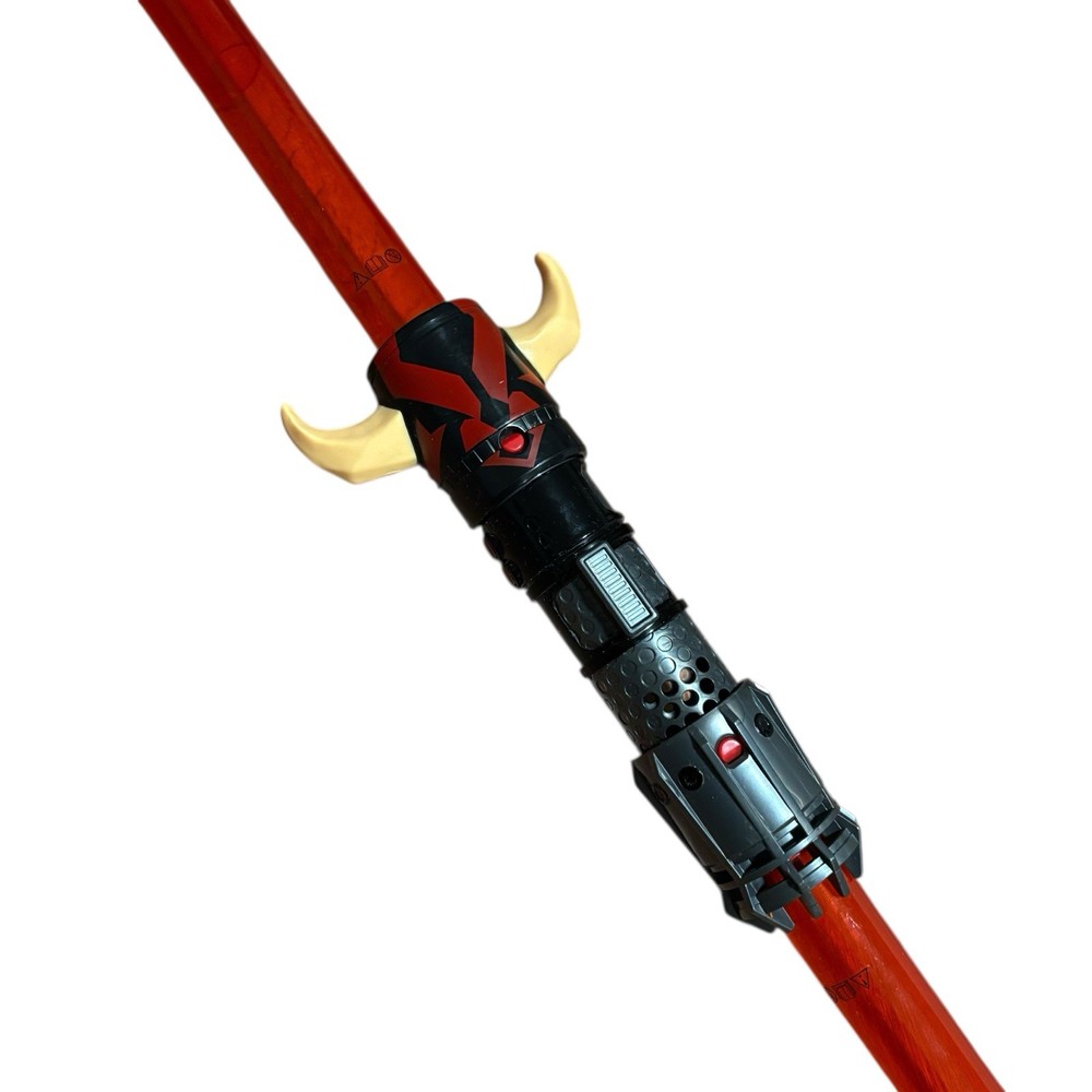 Star Wars Darth Maul Lightsaber Forge Double Blade Removable Approx 56"