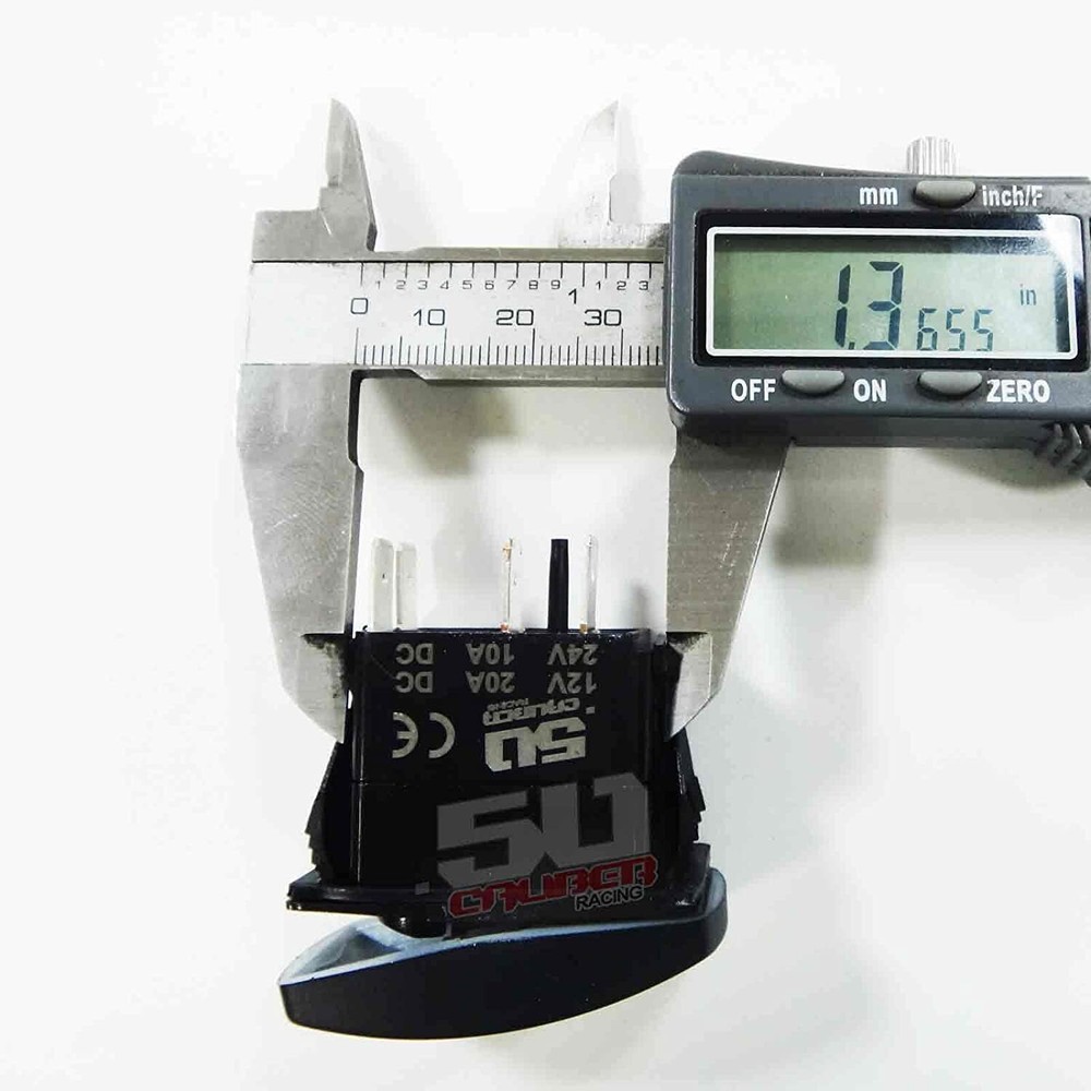 12V LED Illuminated Rocker Switch Blower UTV RZR TURBO Maverick X3 YXZ1000R Red