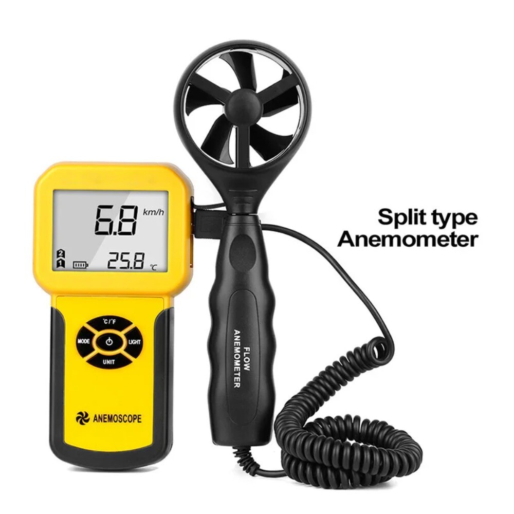 Wind Speed Meter Handheld High-Precision Digital Duct Air Velocity Meter