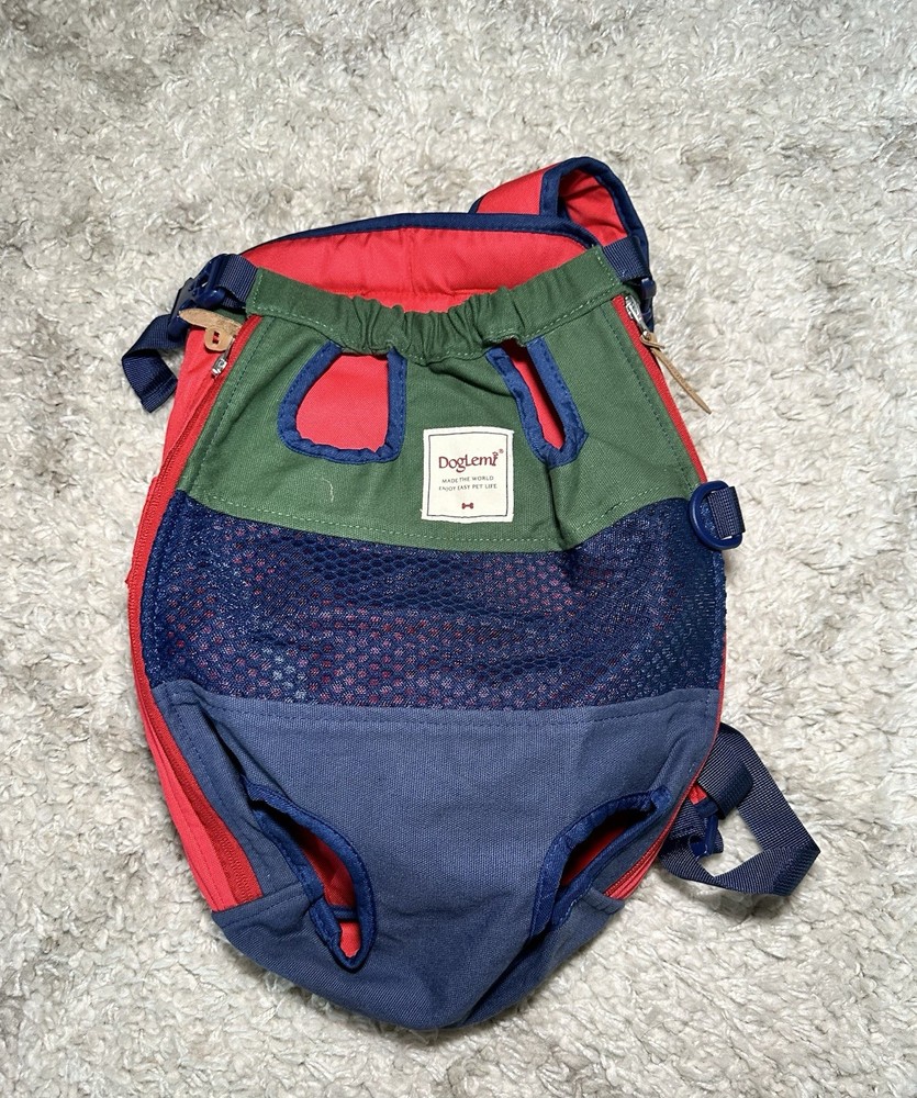 Doglemi Dog Carrier Backpack Front Facing Airline Approved Multicolored
