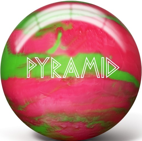 Pyramid Path Hot Pink/Lime Green Bowling Ball