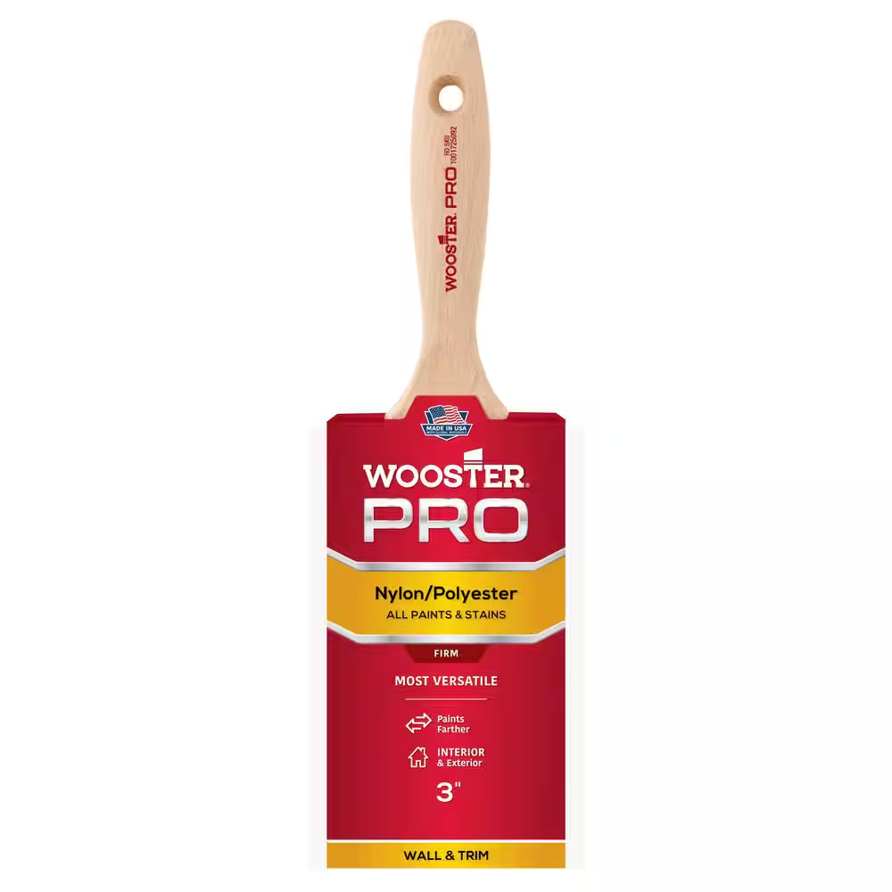 3 In. Pro Nylon/Polyester Flat Brush