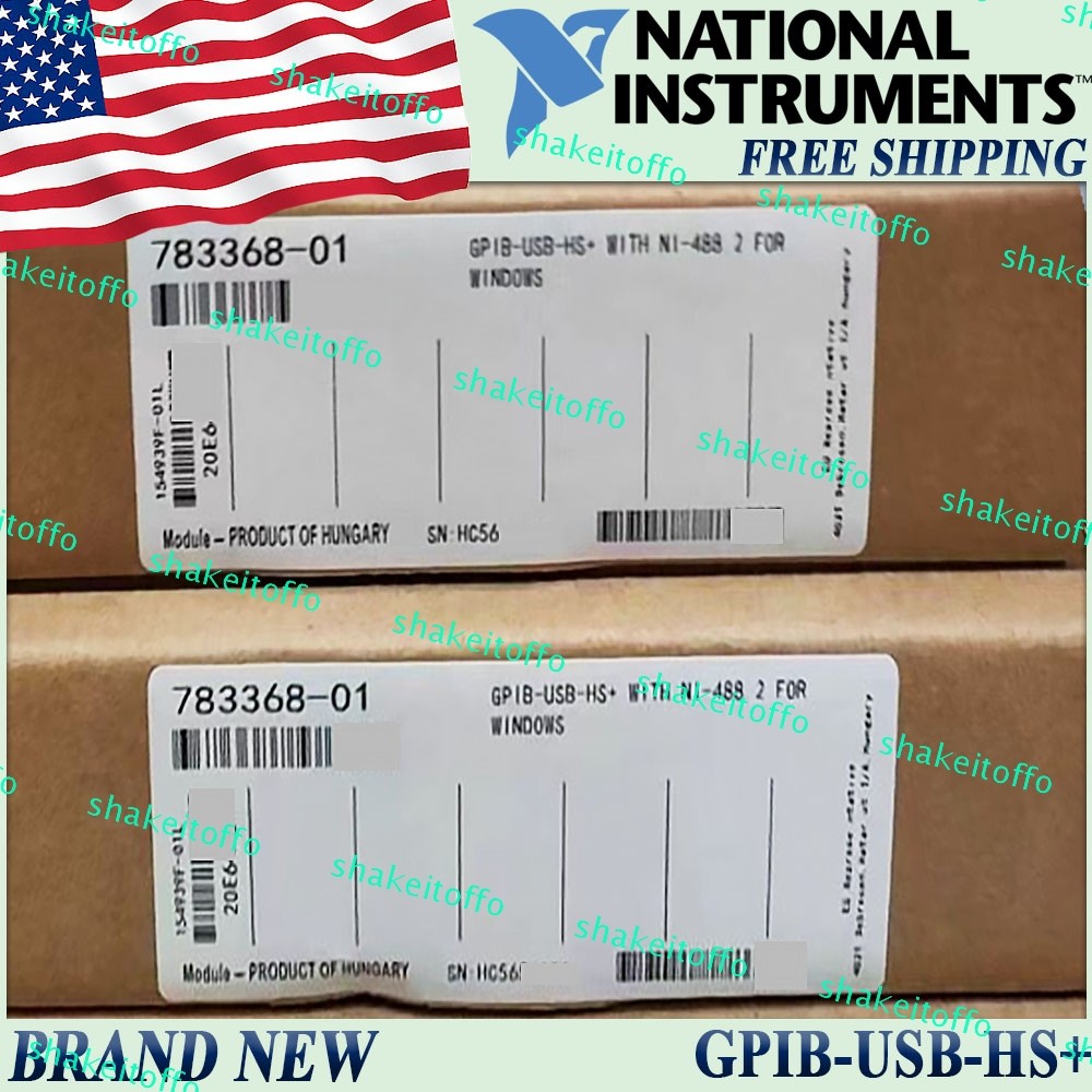 NI GPIB USB Cable for Hi-Speed USB &Analyzer GPIB-USB-HS+ 783368-01 Original