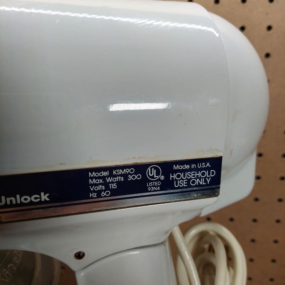 KitchenAid Ultra Power Stand Mixer White Bundle KSM90 Tested