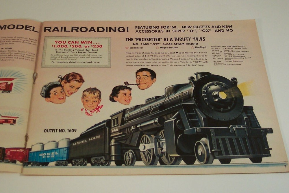 Vintage Lionel 1960 Catalog in Very Nice Condition