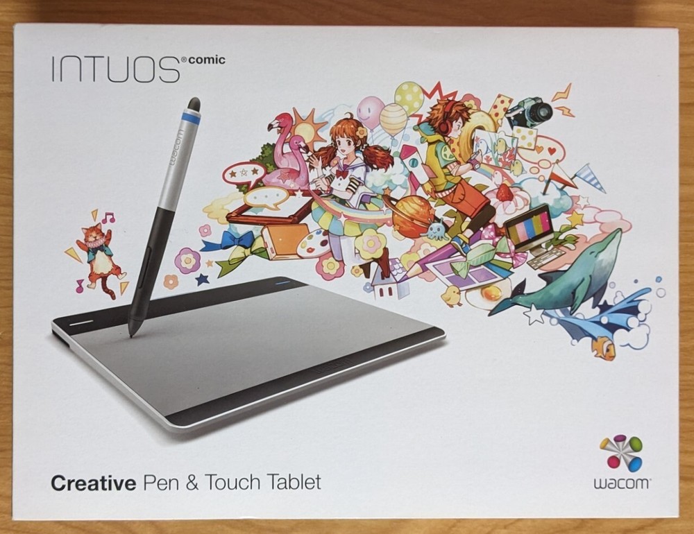 Wacom CTH-480 Intuos Small Creative Pen & Touch Tablet Full set with Box