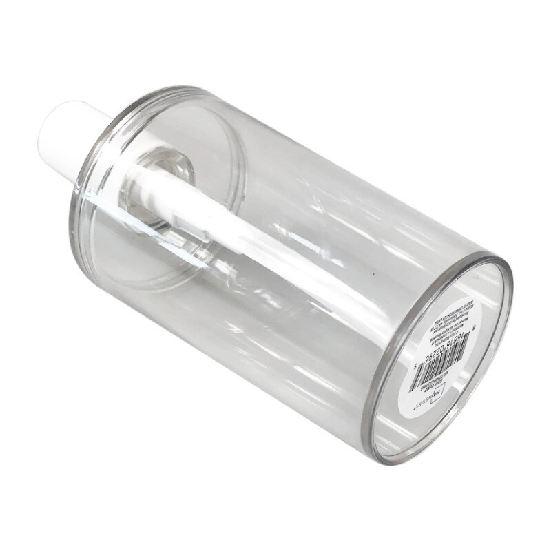 (3 pack) Mainstays Clear Plastic Liquid Soap Pump Dispenser, 12oz Capacity