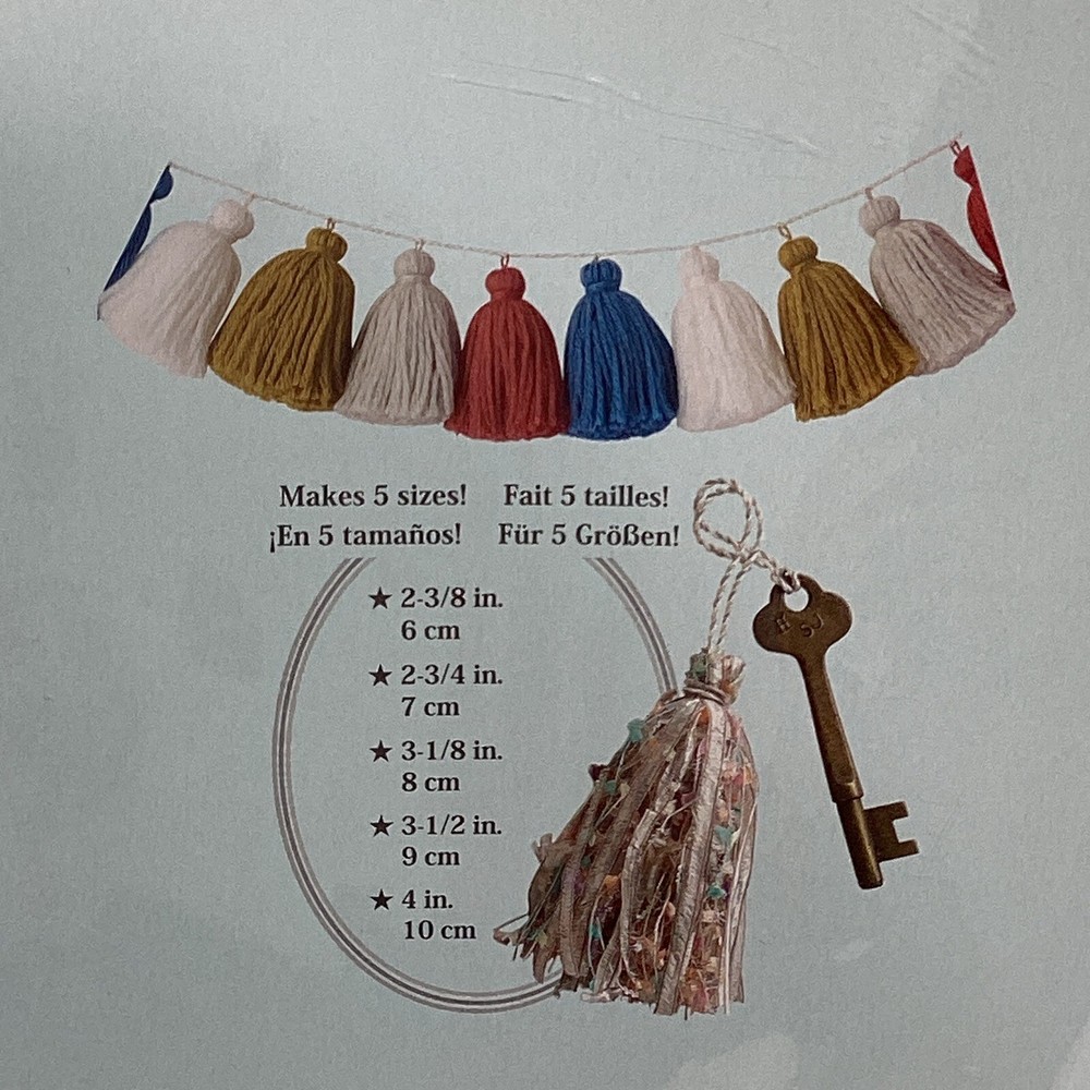 Clover LARGE Tassel Maker Item #9941 Makes 5 Sizes w/ Instructions