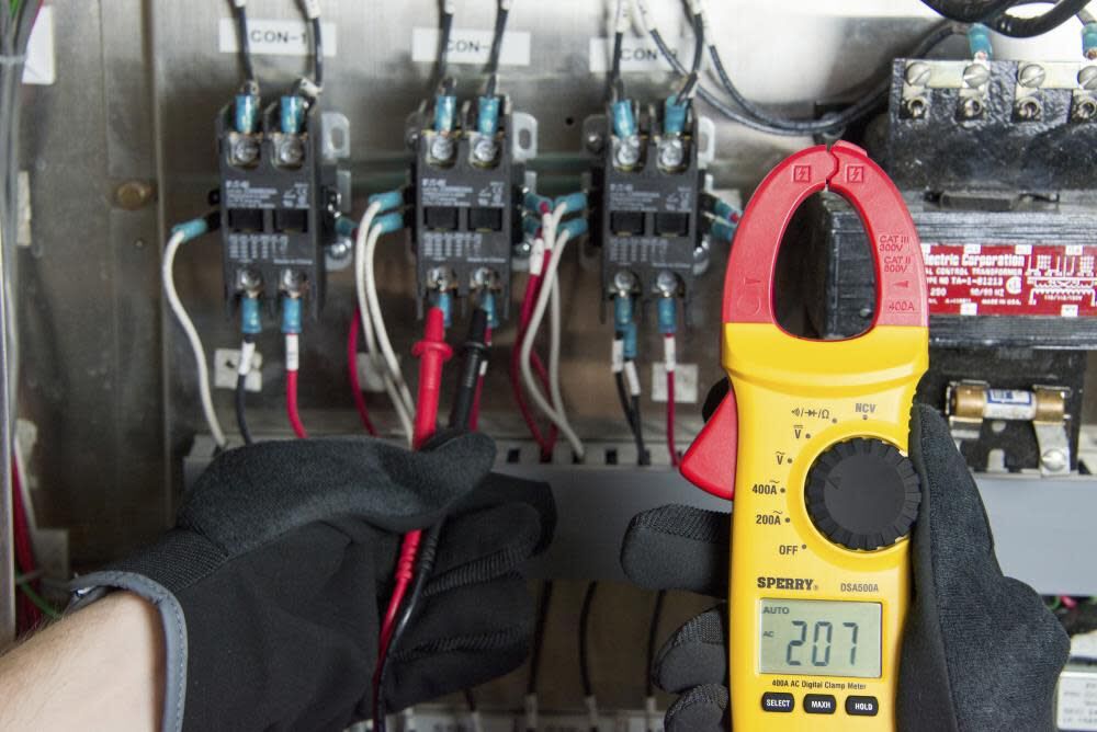 Sperry Instruments Clamp Meter Snap-Around Digital Lcd 5-Function Ac Current