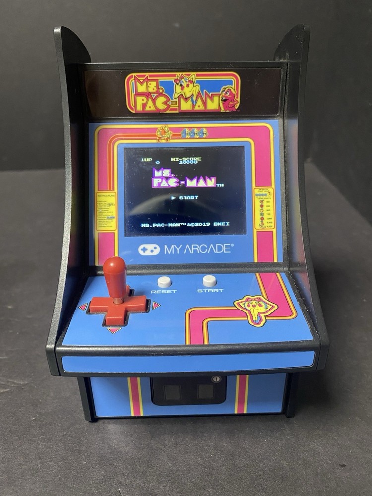Ms. Pac-man - My Arcade Micro Player Retro Arcade MISSING BATTERY COVER