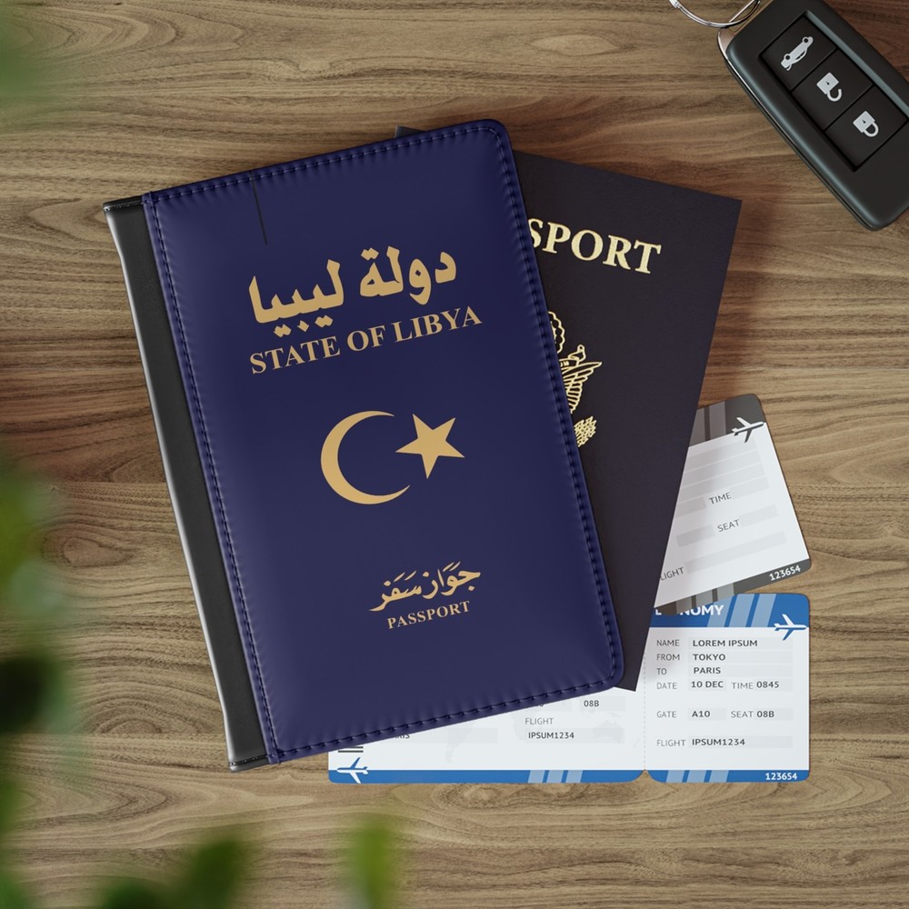 Libya Passport Cover Wallet