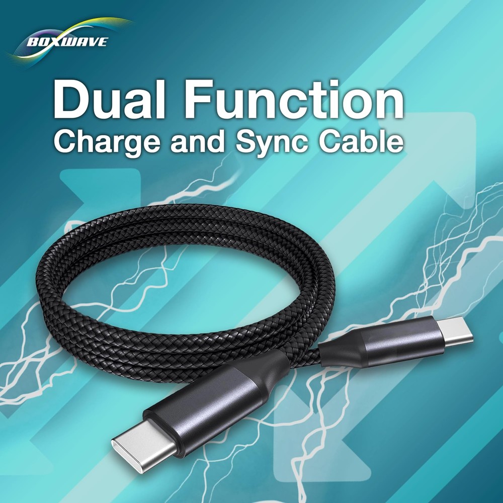 BoxWave Cable Compatible with Backbone One (Android) - 3 feet, Jet Black