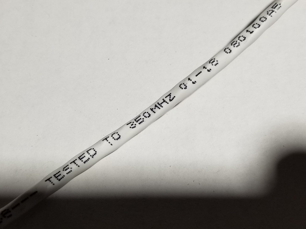 General Cable GenSPEED 5000 24/4P Cat5E UTP Plenum Network Cable CMP White/100ft