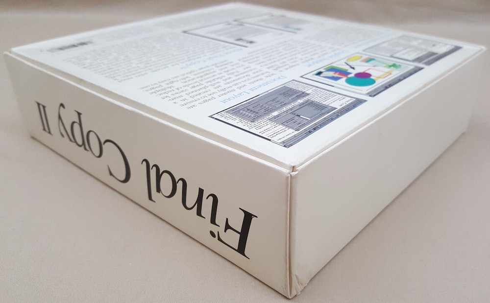 Final Copy II Release 1©1992 SoftWood Word Processor for Commodore Amiga BOXED 2