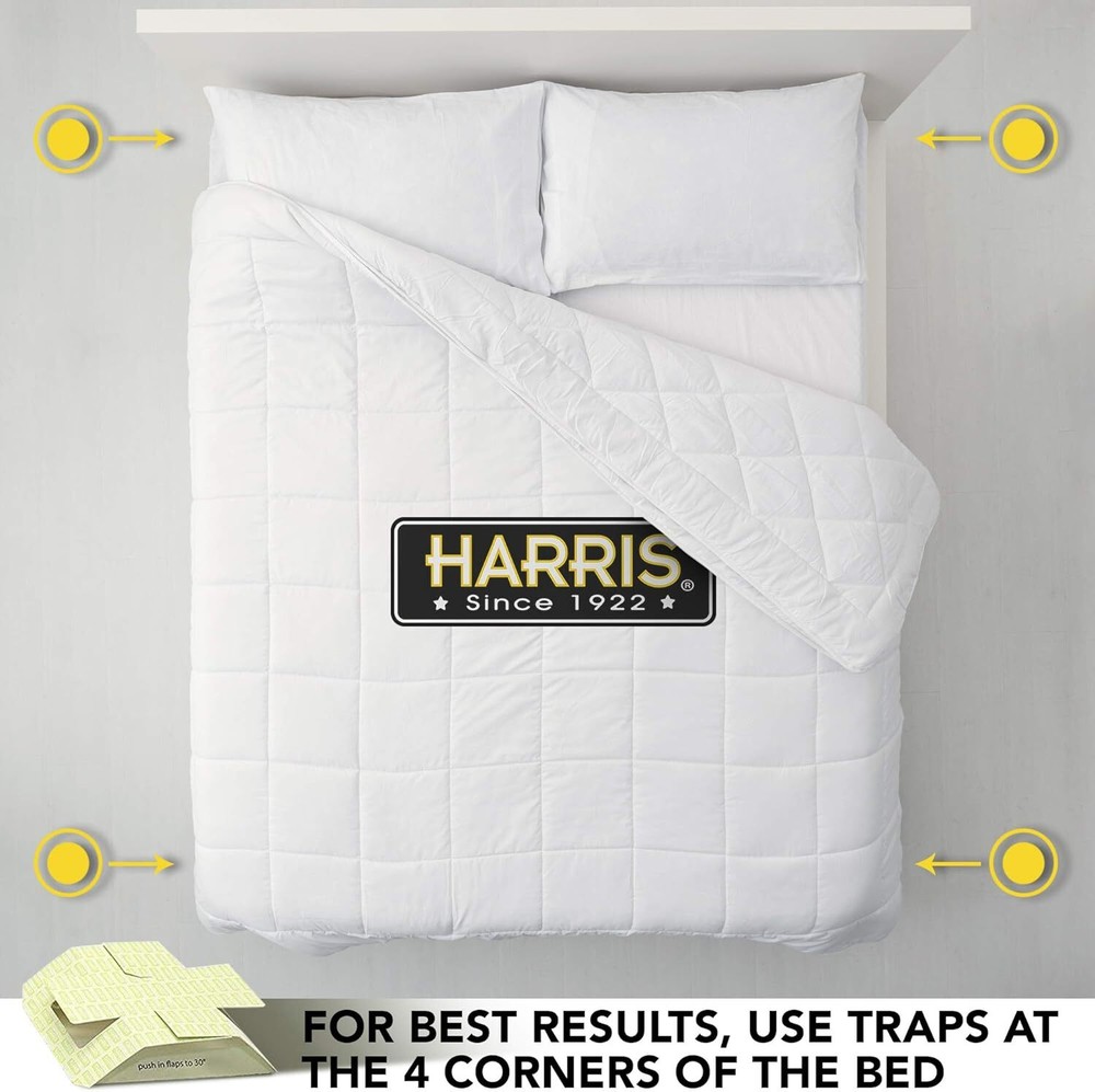 Bed Bug Early Detection Glue Traps (4/Pack).