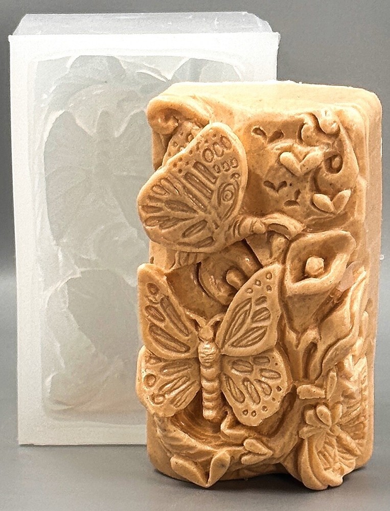 BUTTERFLY SILICONE MOLD  for soap making and other crafts