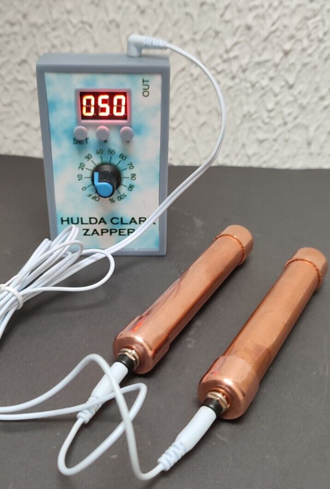 Hulda Clarck’s Protocol Gadget Multi Frequency Zapper with Copper, Silver-Orgone
