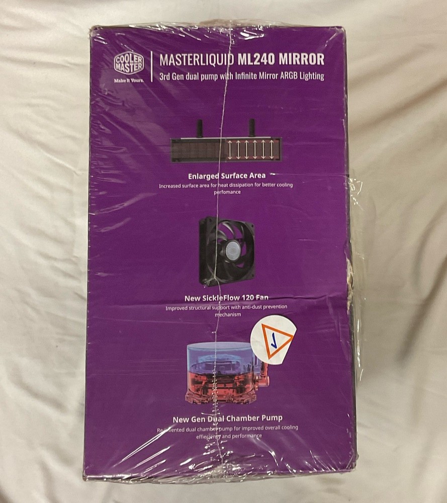 MasterLiquid ML240 Mirror 240mm ARGB Dual Pump 3rd Gen A3