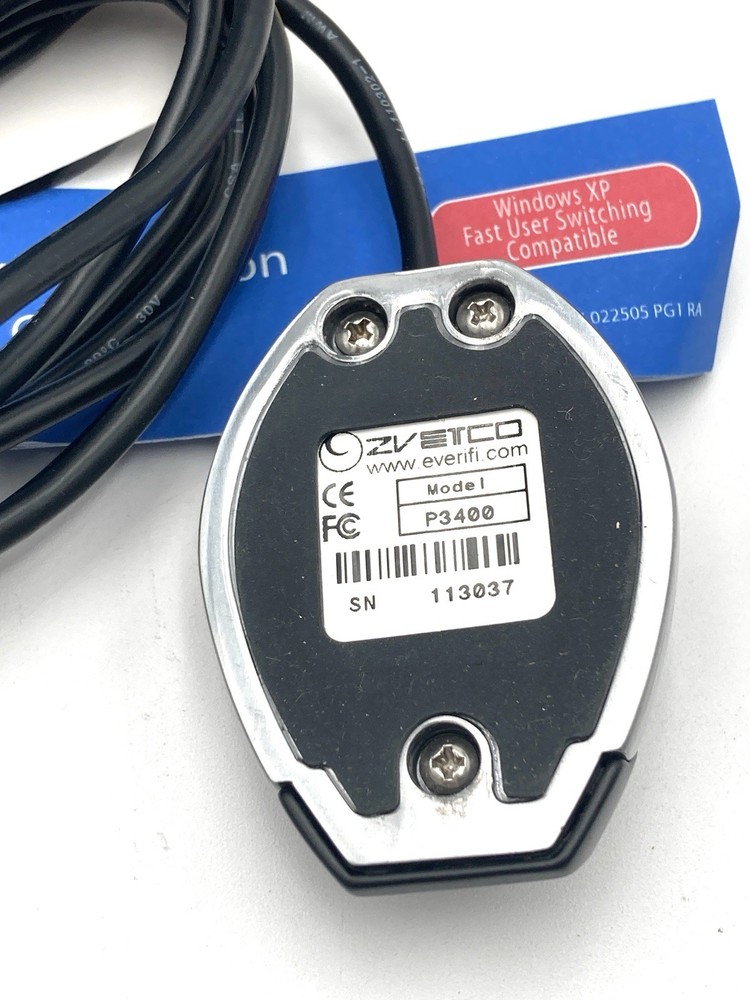 VERIFI P3400 Finger Touch Security Fingerprint Reader USB BIOMETRICS Computer