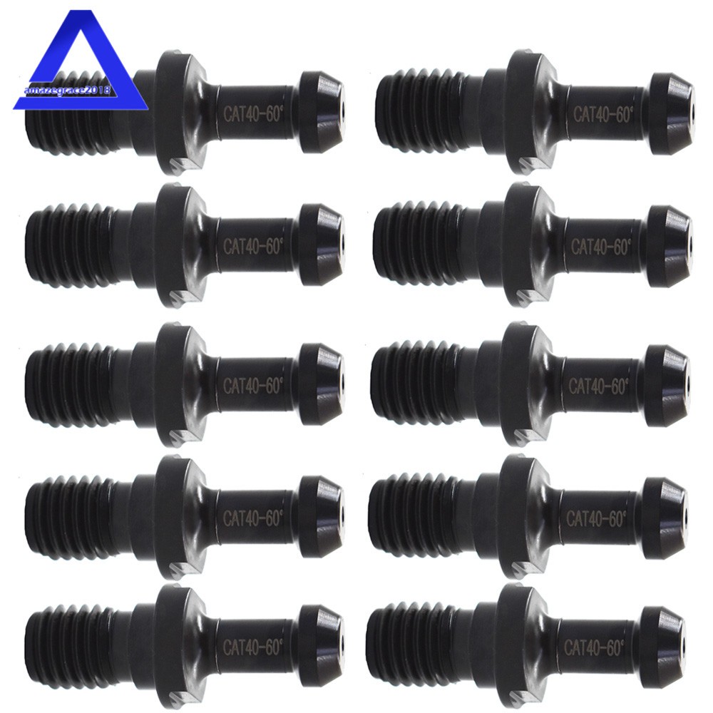 Fit For CINCINNATI 10Pack CAT40 45° 0.594" Pull Stud Retention Knob