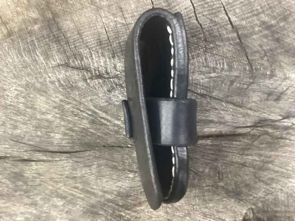 Leather Folding Knife Belt Loop Sheath Buck 110 Size (Sheath Only)