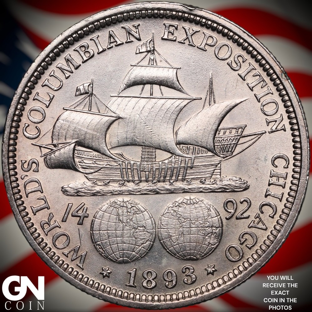 1893 COLUMBIAN Commemorative Half Dollar B0530