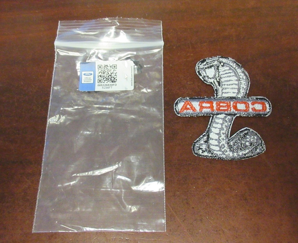 Coiled Cobra Snake Patch - NEW Ford Licensed Product