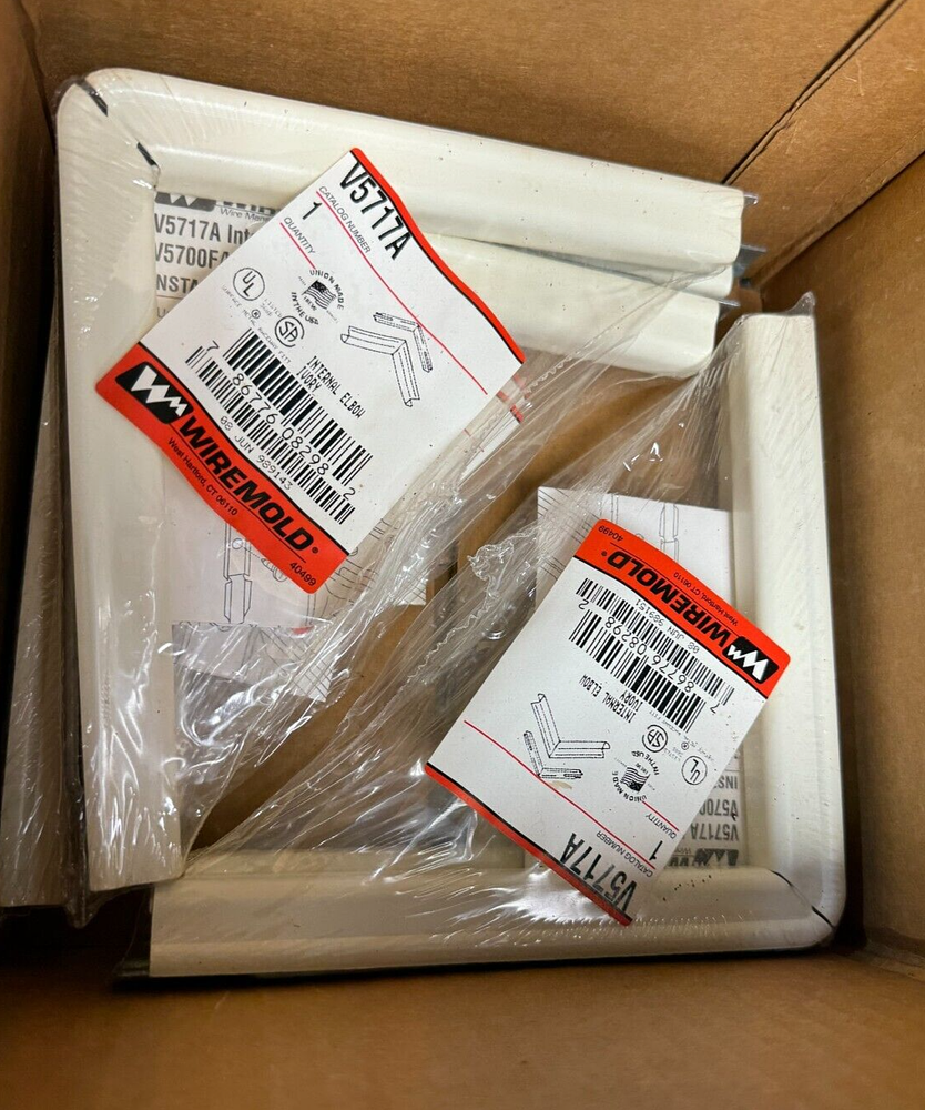Wiremold V5717A Ivory Internal Pull Elbow **Free Shipping**