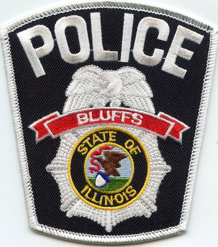 BLUFFS ILLINOIS IL POLICE PATCH