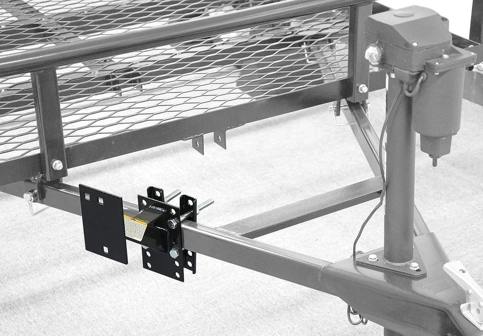 Spare Tire Carrier Trailer Mount Wheel Holder Camper RV Boat Tongue Powder Coat