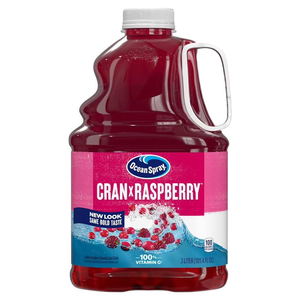 ® Cran-Raspberry® Cranberry Raspberry Juice Drink, 101.4 Fl Oz Bottle (Pack of 1