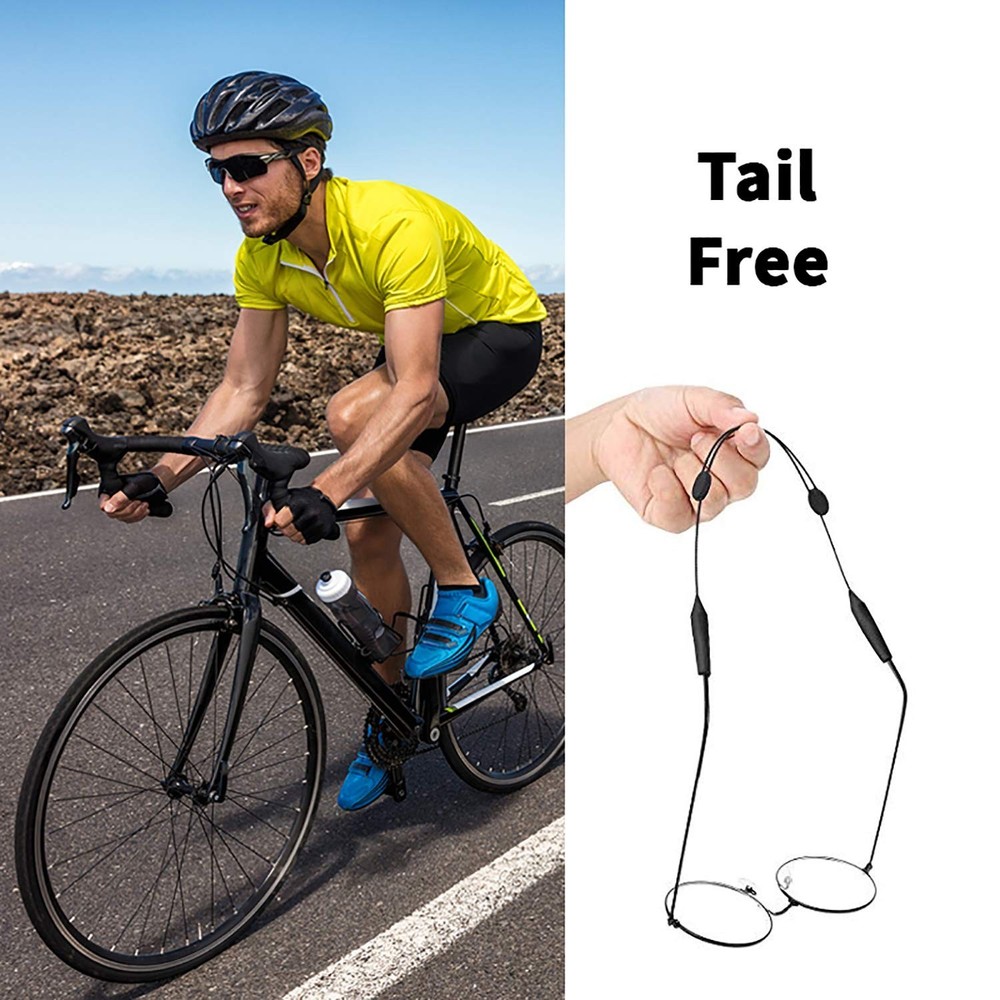 Adjustable Eyeglass Strap (Fish Style) - No Tail Sunglass Strap - Eyewear Str...