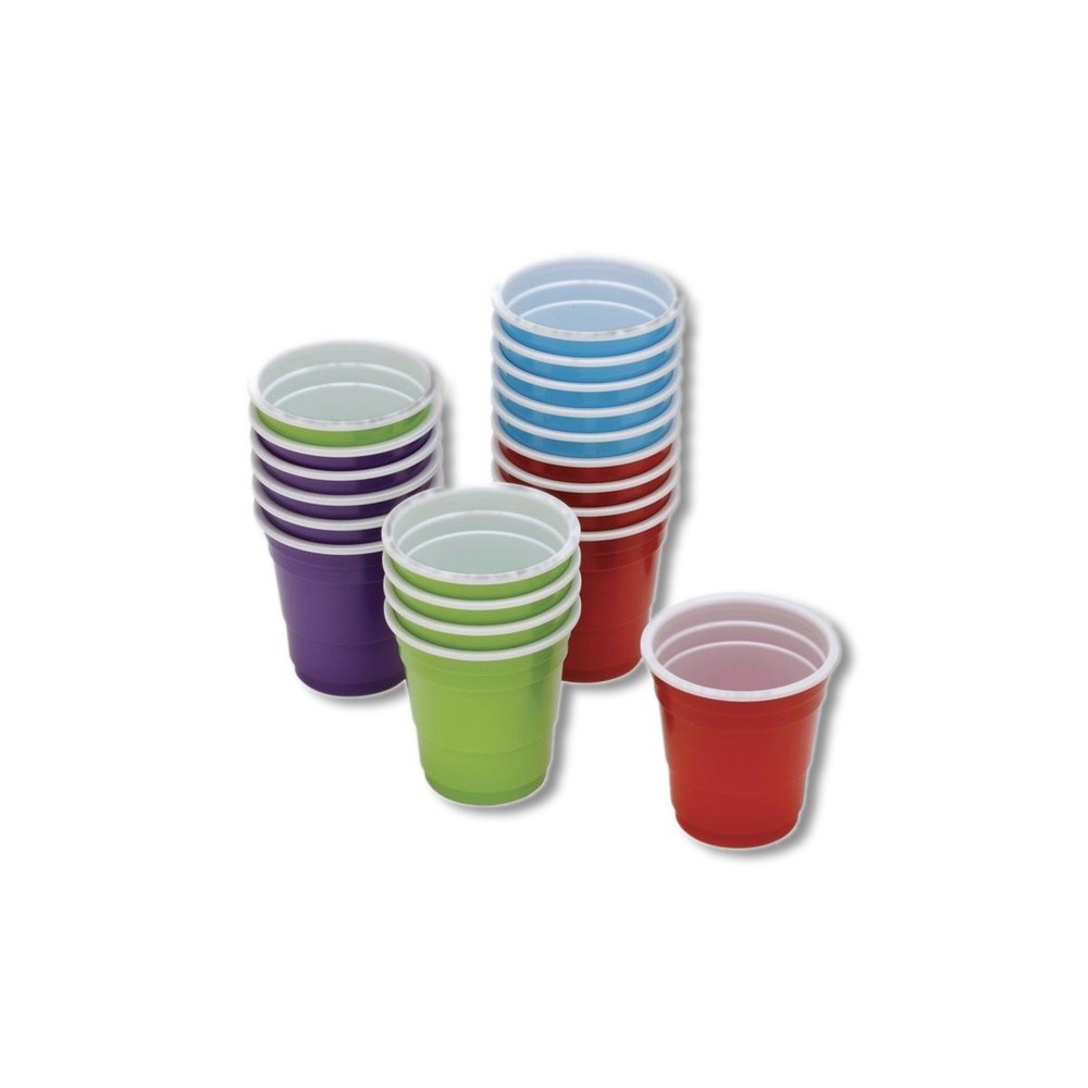 KOLORAE Shot Glass Disposable Polypropylene Assorted KOL-0247