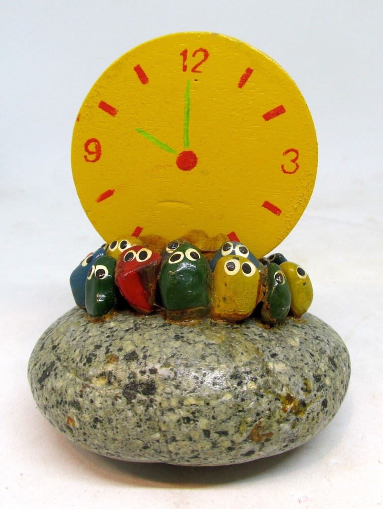 Humorous ROCK AROUND THE CLOCK Stone Figure