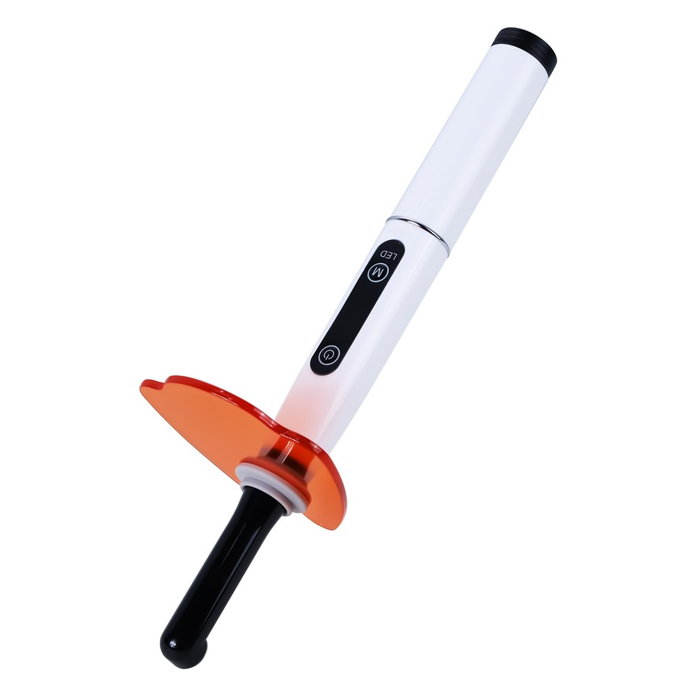 Potable Wireless LED Curing Light 1 Second with 7 Working Head Lens 2400mW/cm2