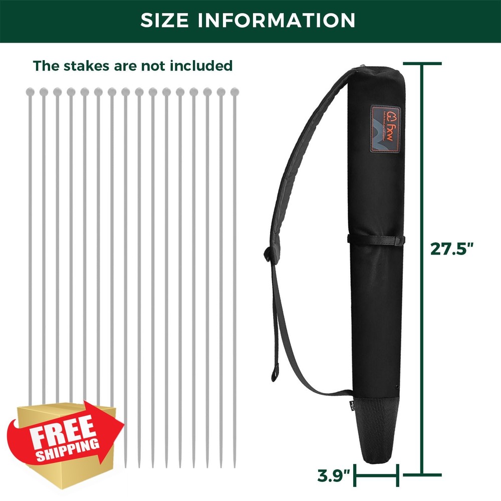 FXW Dog Pen Stake Bag Camping Storage Carrier