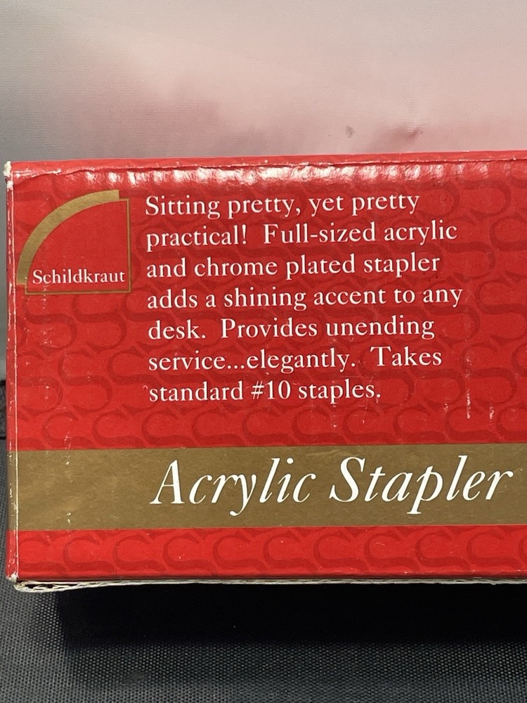 Clear Acrylic Stapler