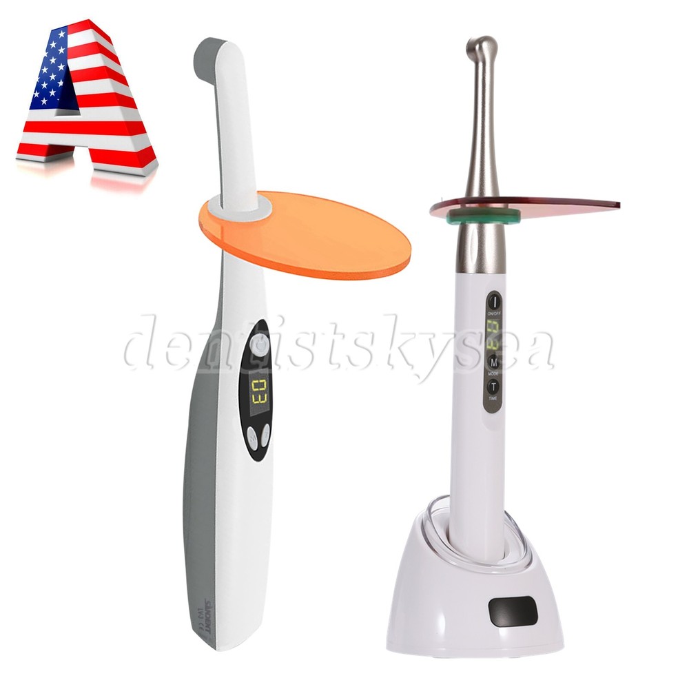 Dental LED Curing Light 1 Second Photopolymerizer Resin Cure Lamp / 3 Second