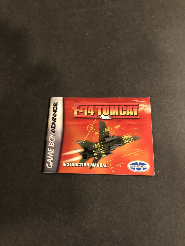 f-14 tomcat gba Manual Only