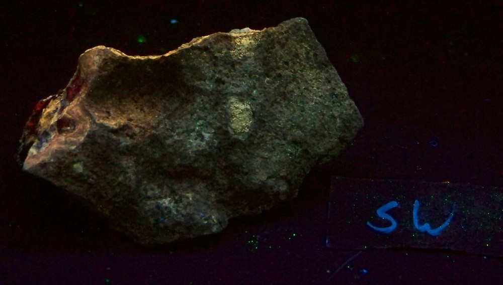 Fluorescent Caliche w little Fluorite & Calcite UV Specimen