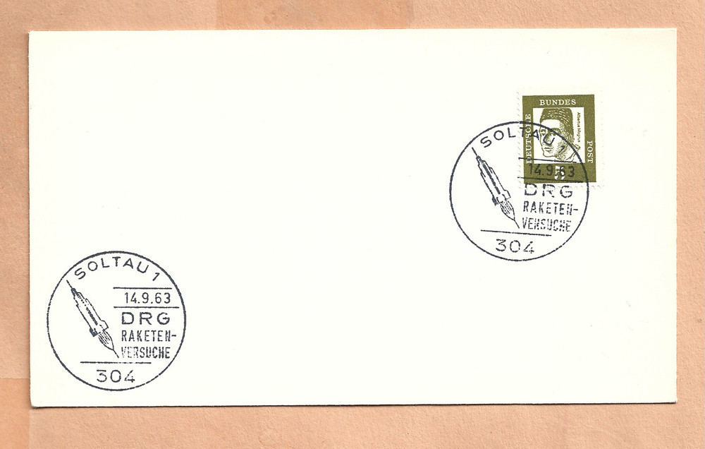 SOLTAU 1 LAUNCH SEP 14,1963 SPACE COVER