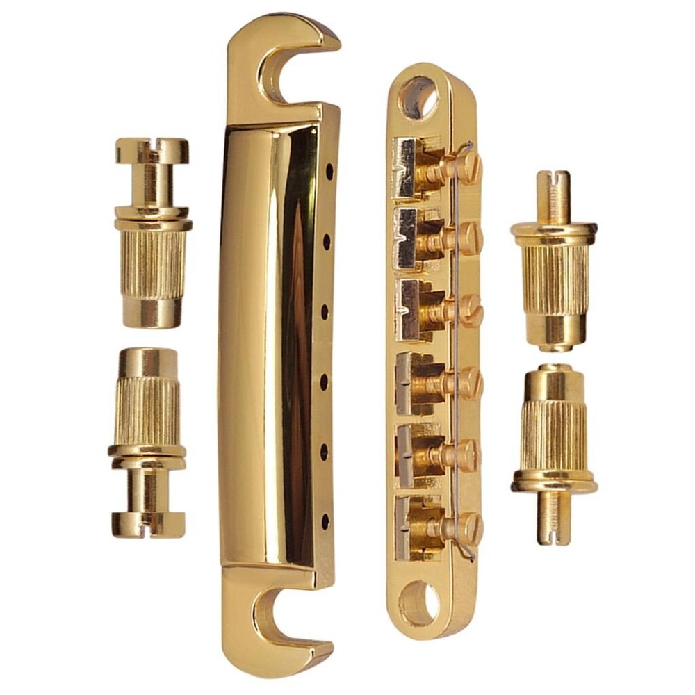 Adjustable Saddle Tune-O-Matic Bridge Tailpiece Studs Post for Les Paul LP SG