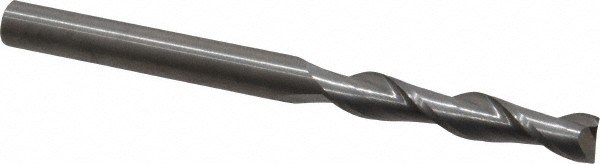 Hertel 5/16", 1-5/8" LOC, 5/16" Shank, 4" OAL, 2 Flute, Solid Carbide Square ...