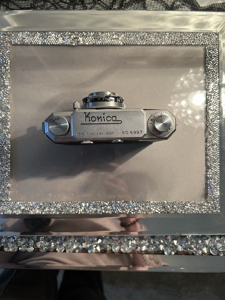 Konica Konirapid Rangefinder Camera with Original Leather Case