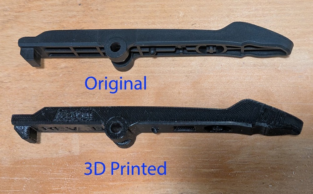 Autel Maxicharger J1772 Connector Lever latch 3D printed