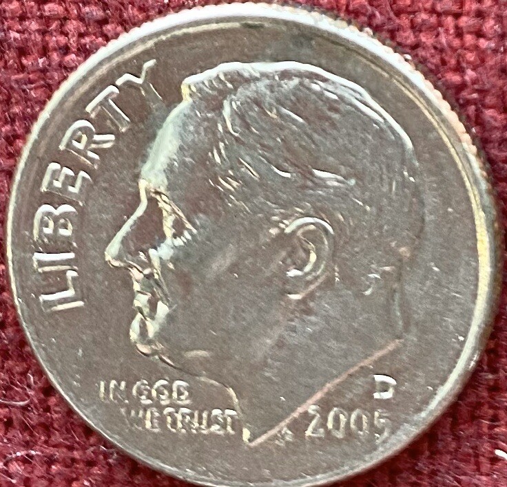 2005-D Roosevelt Dime BU from OBW